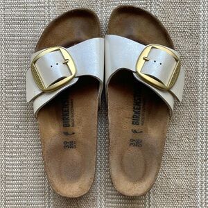 Birkenstock Madrid Big Buckle Sandals, Size 39